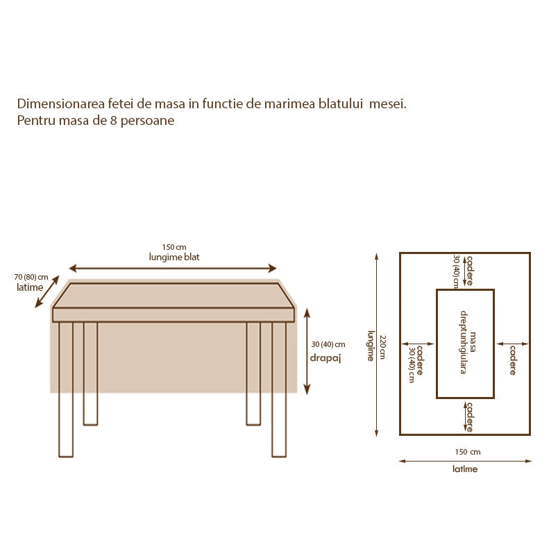 Fata masa model Damasc