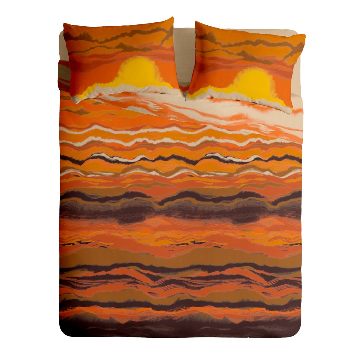 Lenjerie pat Renforce SUNSET