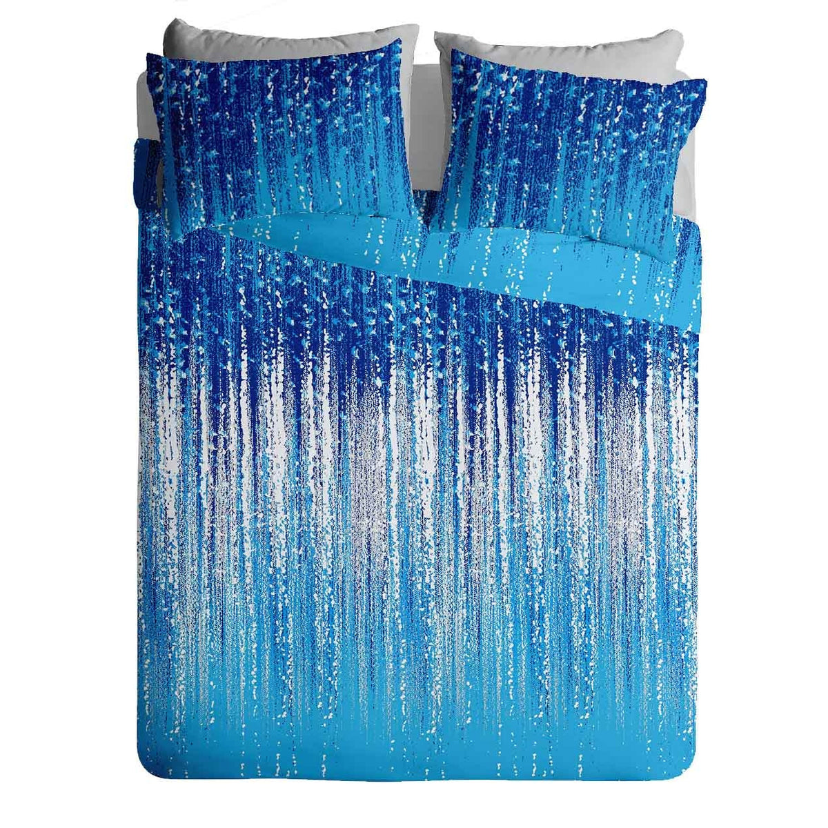 Lenjerie pat Renforce 100% bumbac, desen STARDUST V3, cod RIU