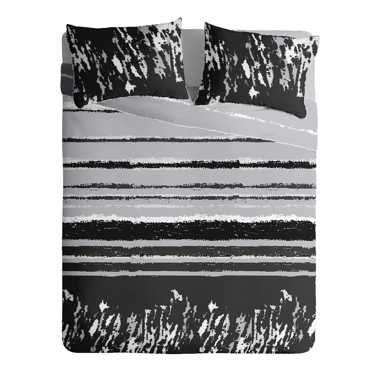 Lenjerie pat Renforce 100% bumbac, desen GRUNGE V2