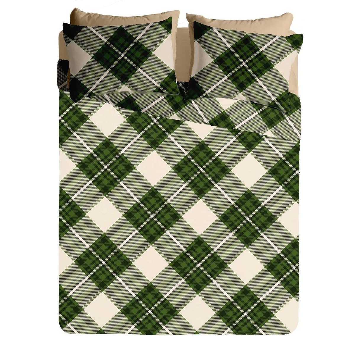 Lenjerie pat Renforce 100% bumbac, desen SCOTTISH V7- cod RIU